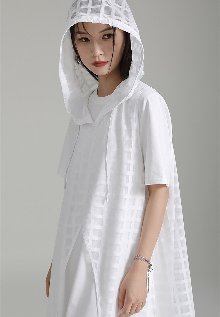 2024 New black hooded two-piece dress CA24030115BK