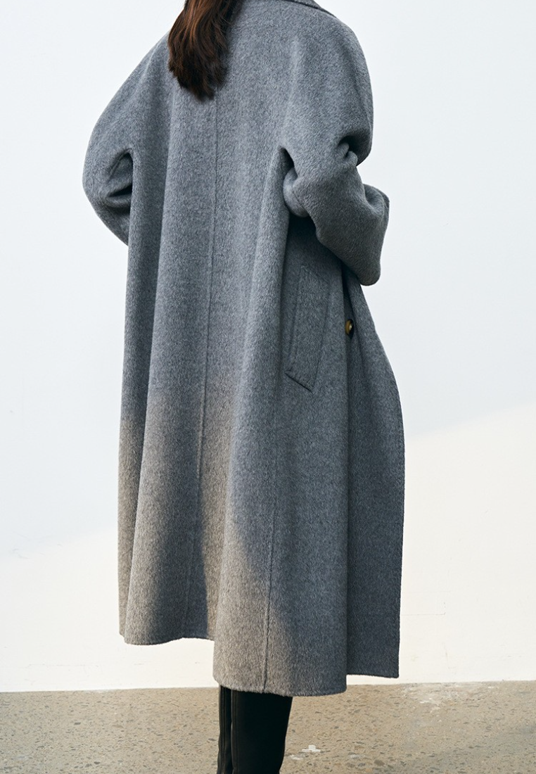 2025 Autumn New Loose-fitting Long Collared Coat CA25111715GY