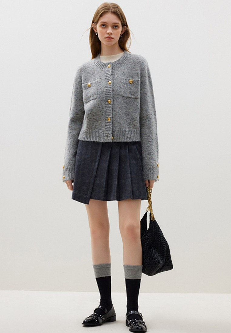 Autumn and winter lazy style sweater cardigan coat knitted sweater CA120415