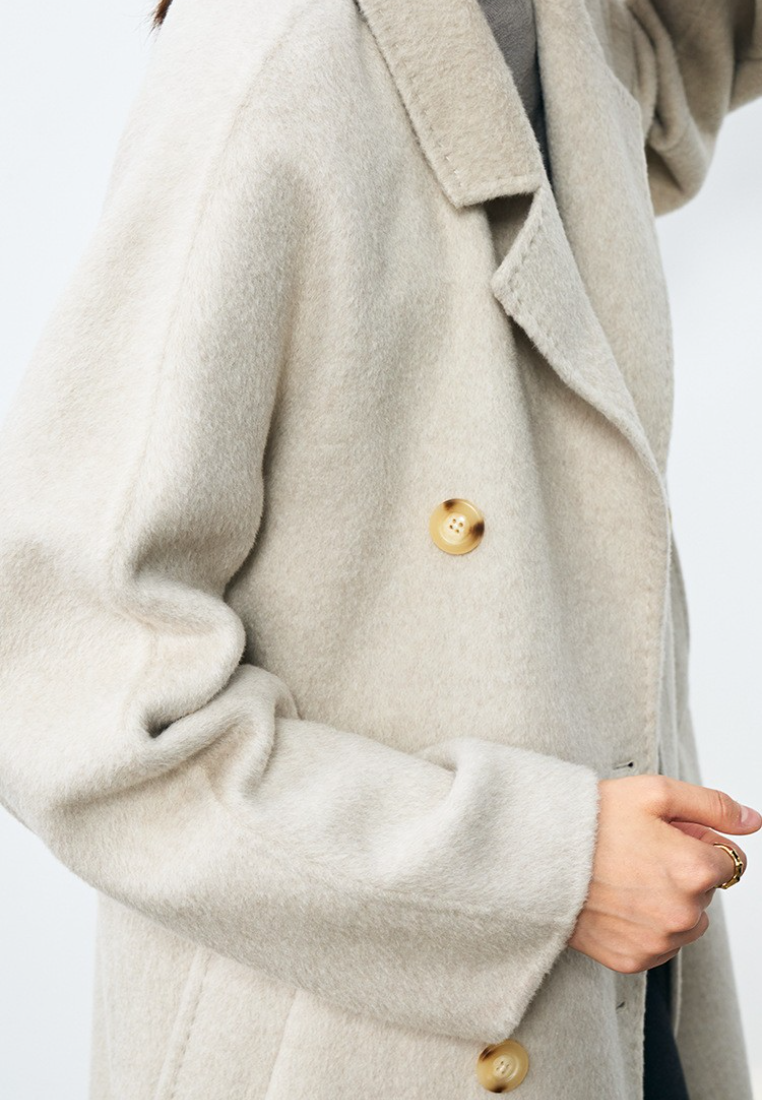 2025 Autumn New Loose-fitting Long Collared Coat CA25111715GY