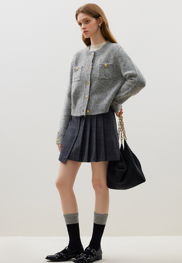 Autumn and winter lazy style sweater cardigan coat knitted sweater CA120415