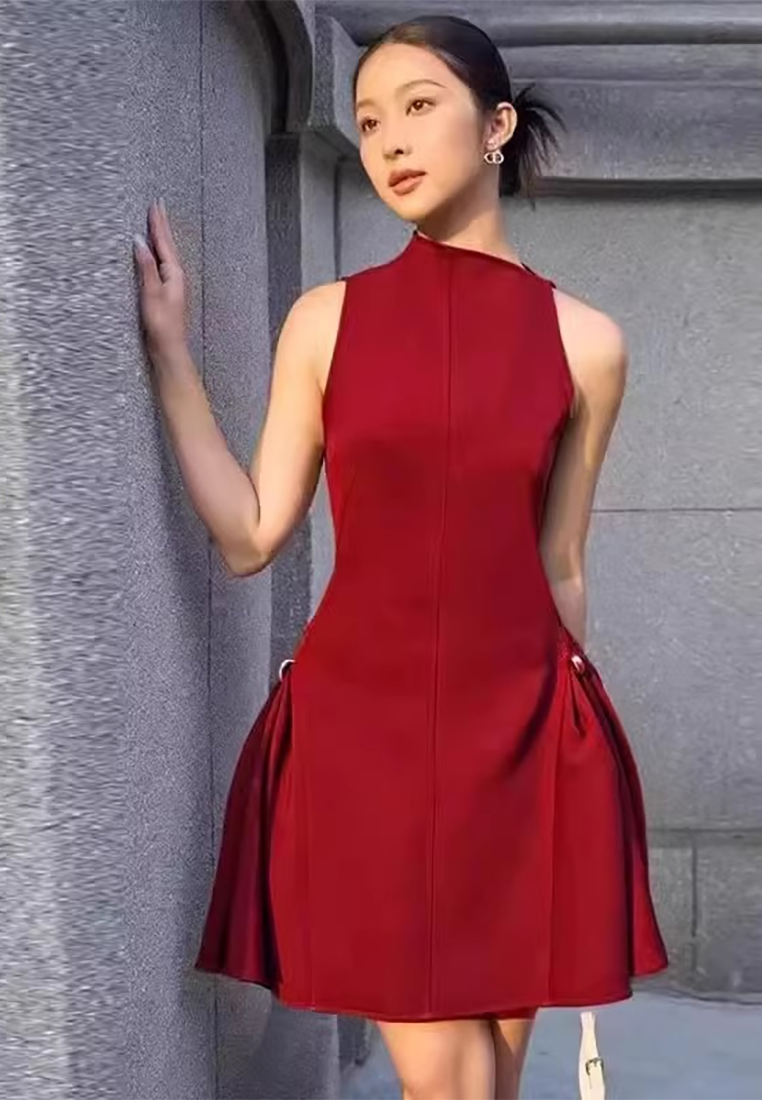 2025 Spring/Summer Puffy Dress CA25032716RD