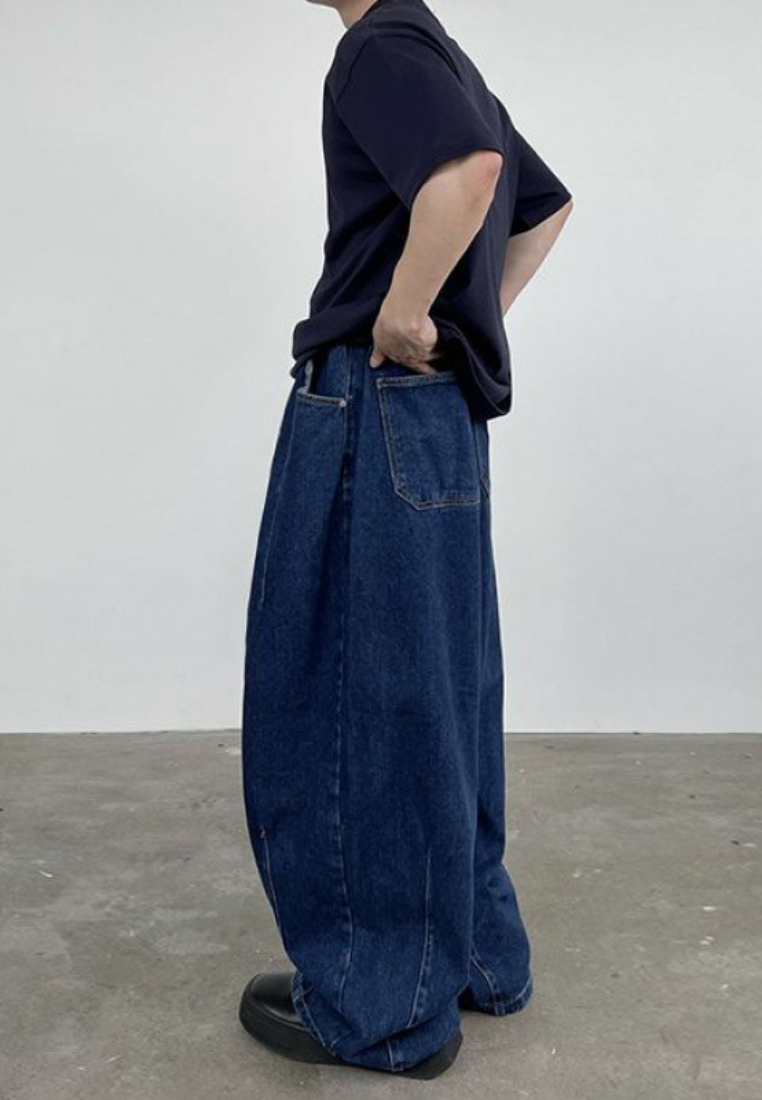 2024 Vintage jeans loose casual pants CA24090316BL