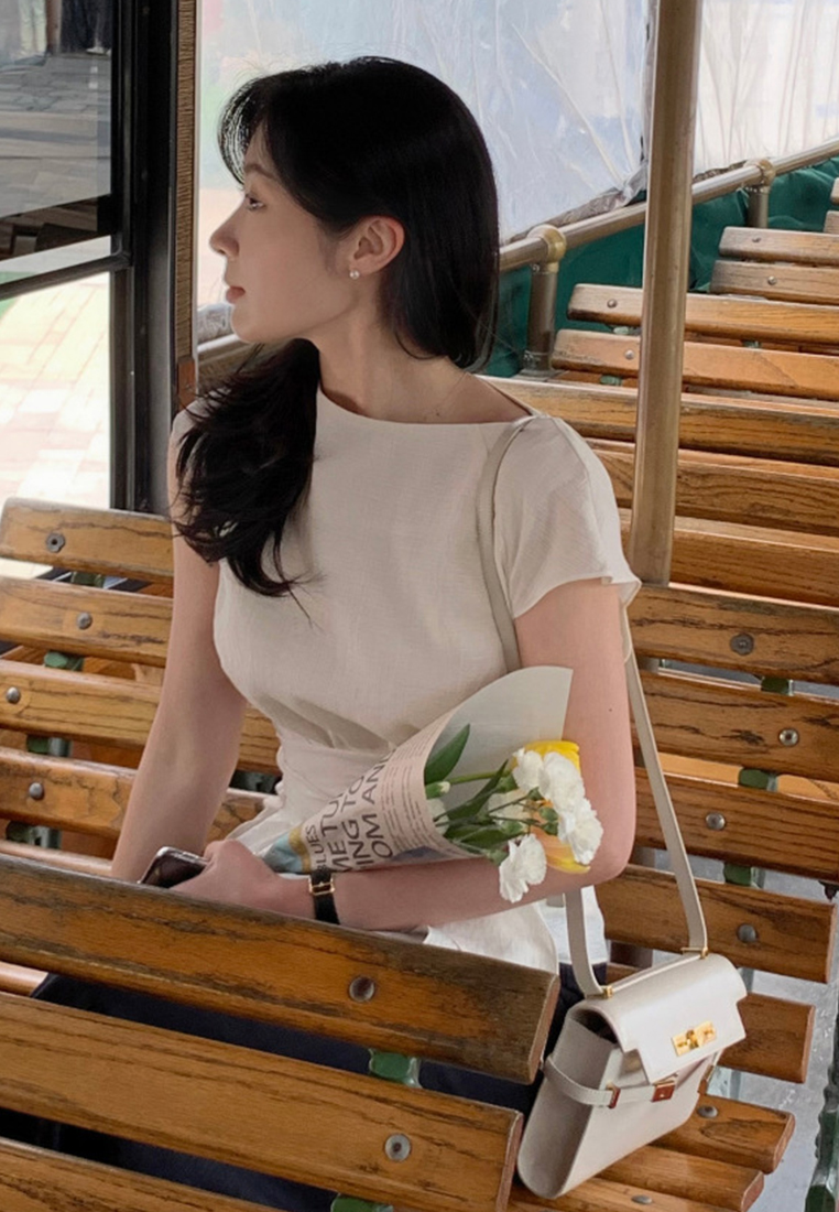 Summer New Fashion Tie Bow Top CA25070916BE