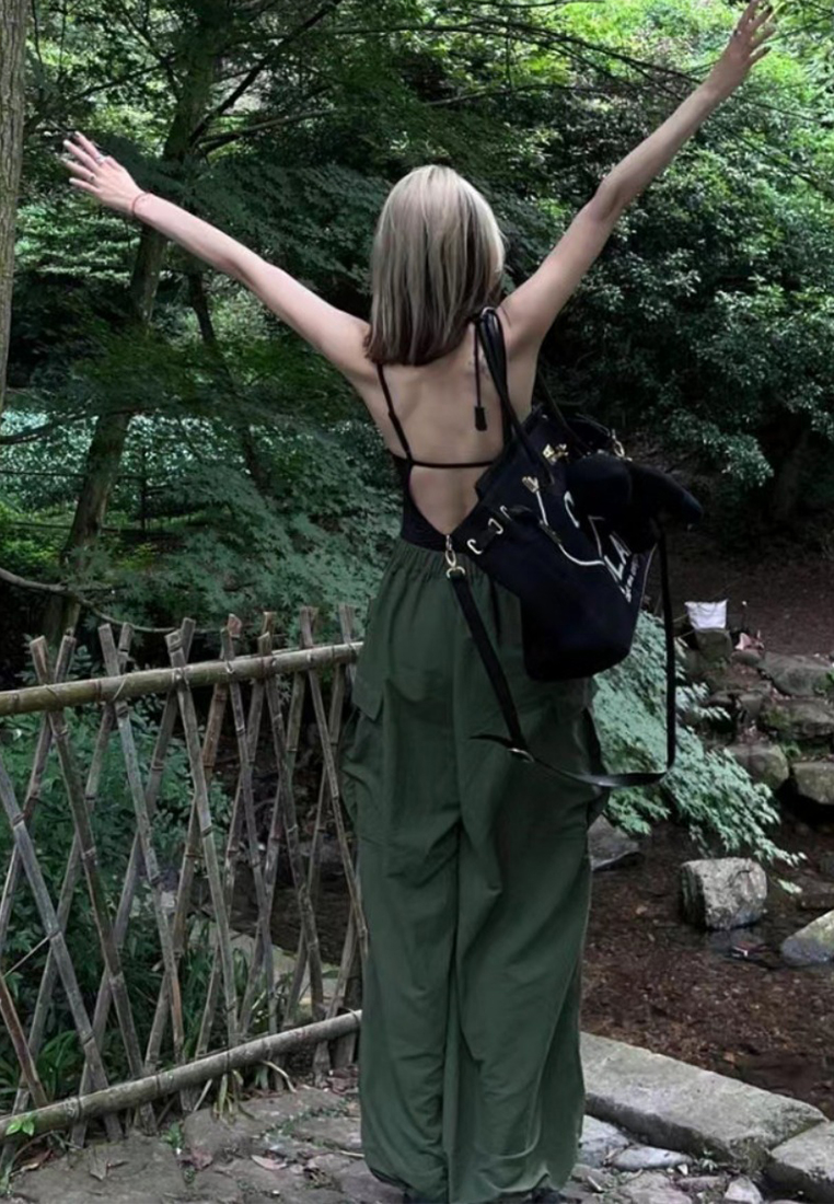 New women's suspender one-piece swimsuit CA24032116