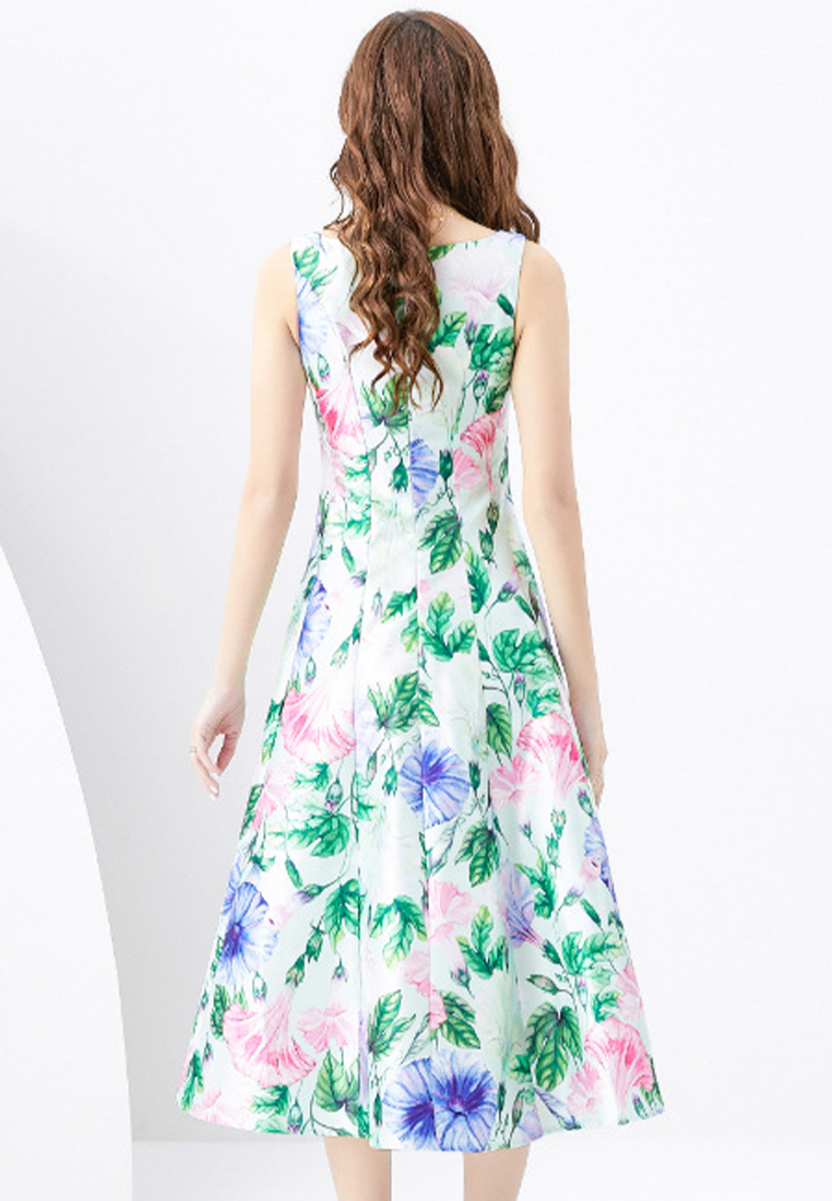 2024 temperament printed new dress CA24032616MT