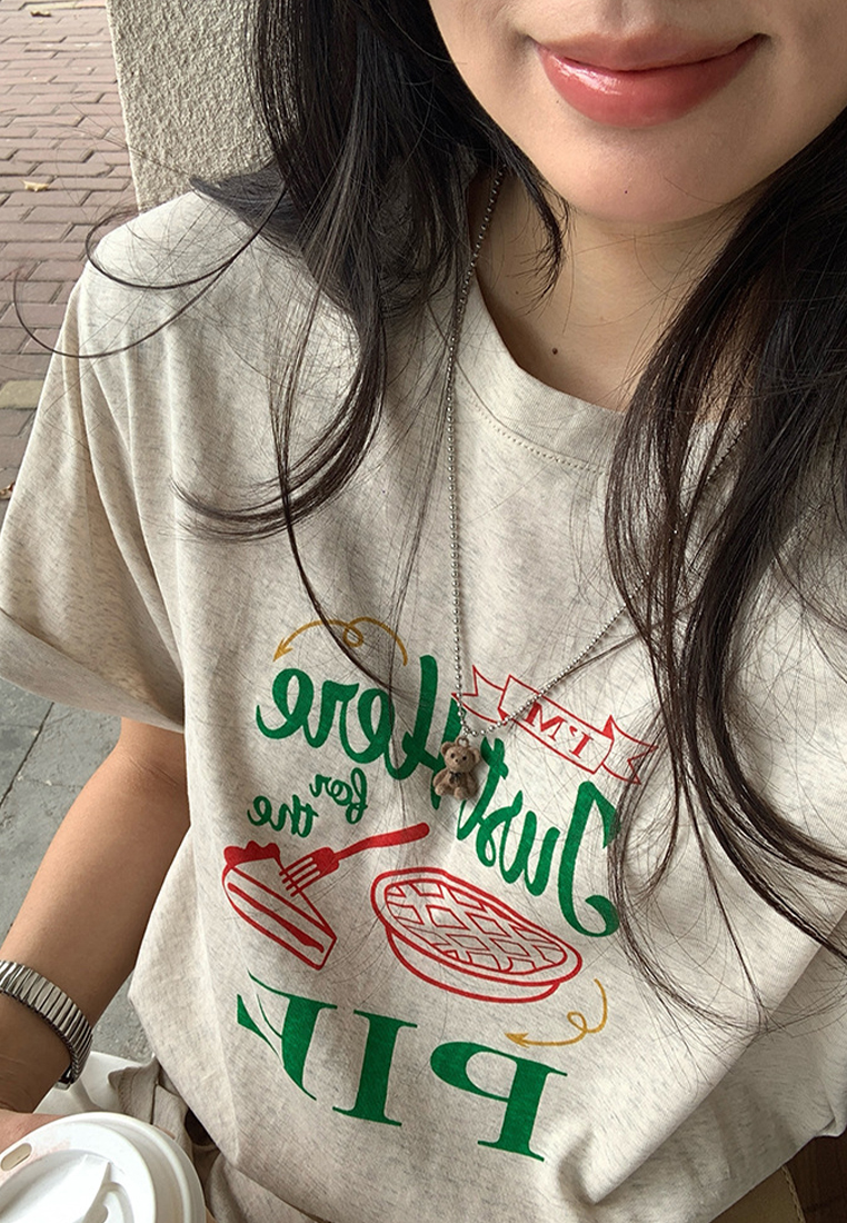 Summer Korean loose casual top CA25042916BE