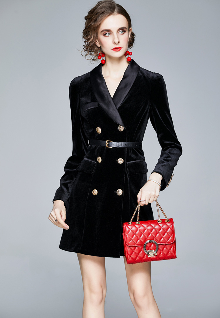 2024 new light mature style dress with temperament CA24073117BK