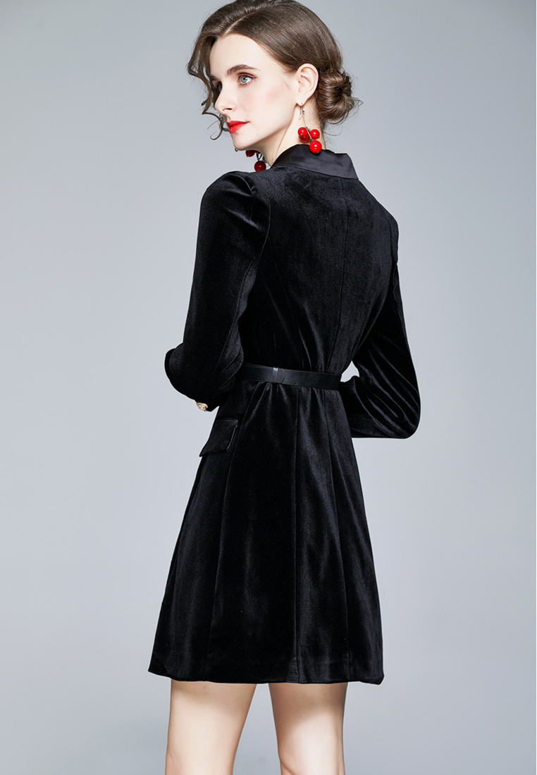 2024 new light mature style dress with temperament CA24073117BK