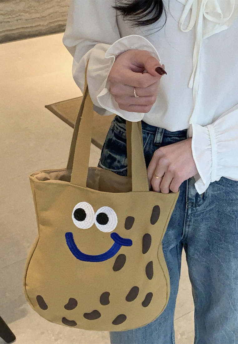 2024 Cartoon Canvas One Shoulder Totes CA24032317BW