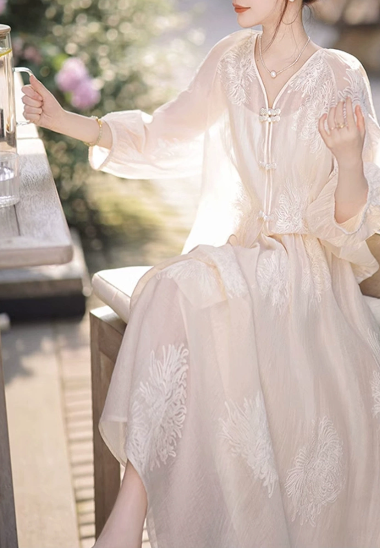 2025 New Embroidered Solid Color Top CA25031917BE