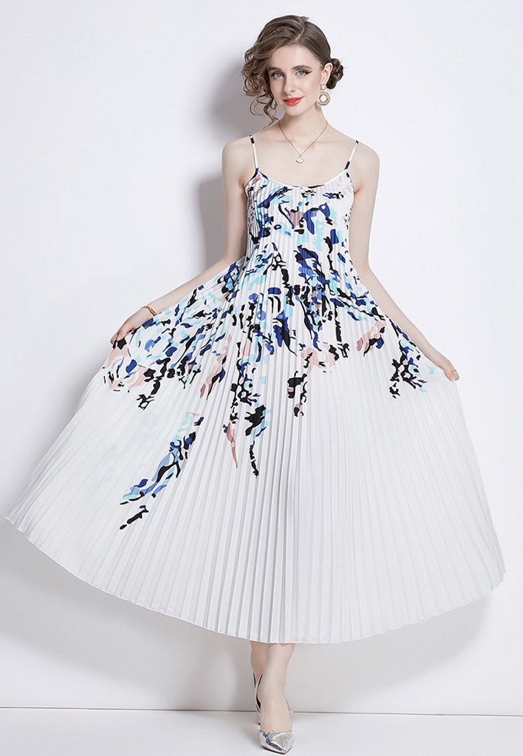 2024 New French Printed Dress CA24032617MT