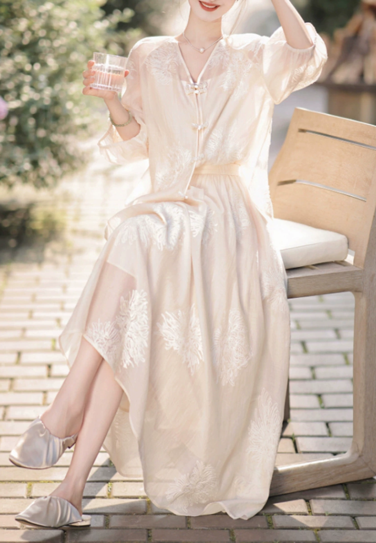 2025 New Embroidered Solid Color Top CA25031917BE