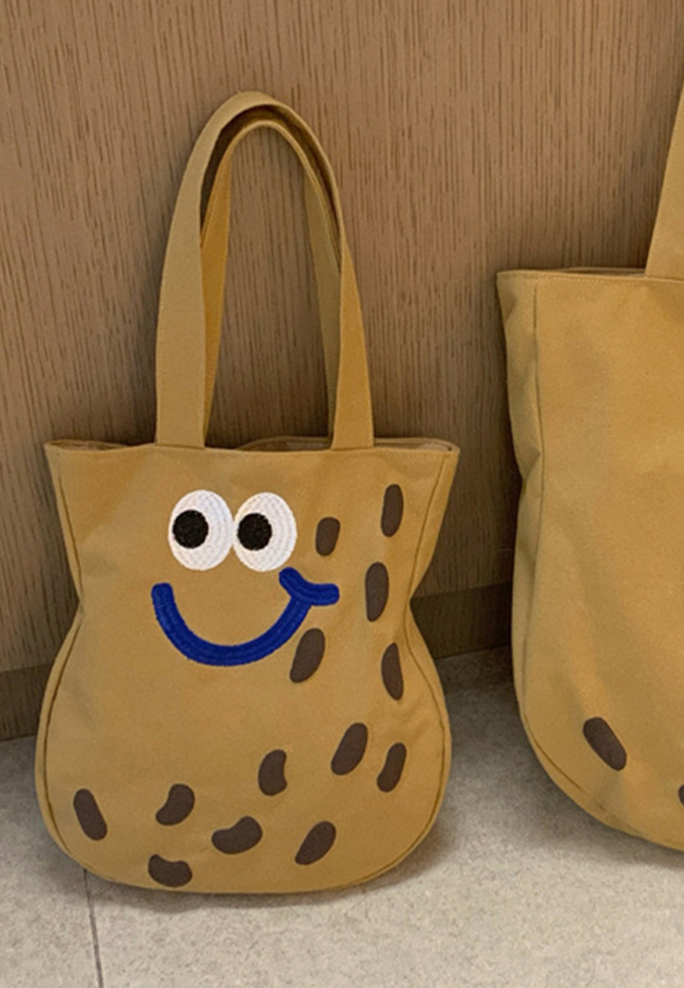 2024 Cartoon Canvas One Shoulder Totes CA24032317BW