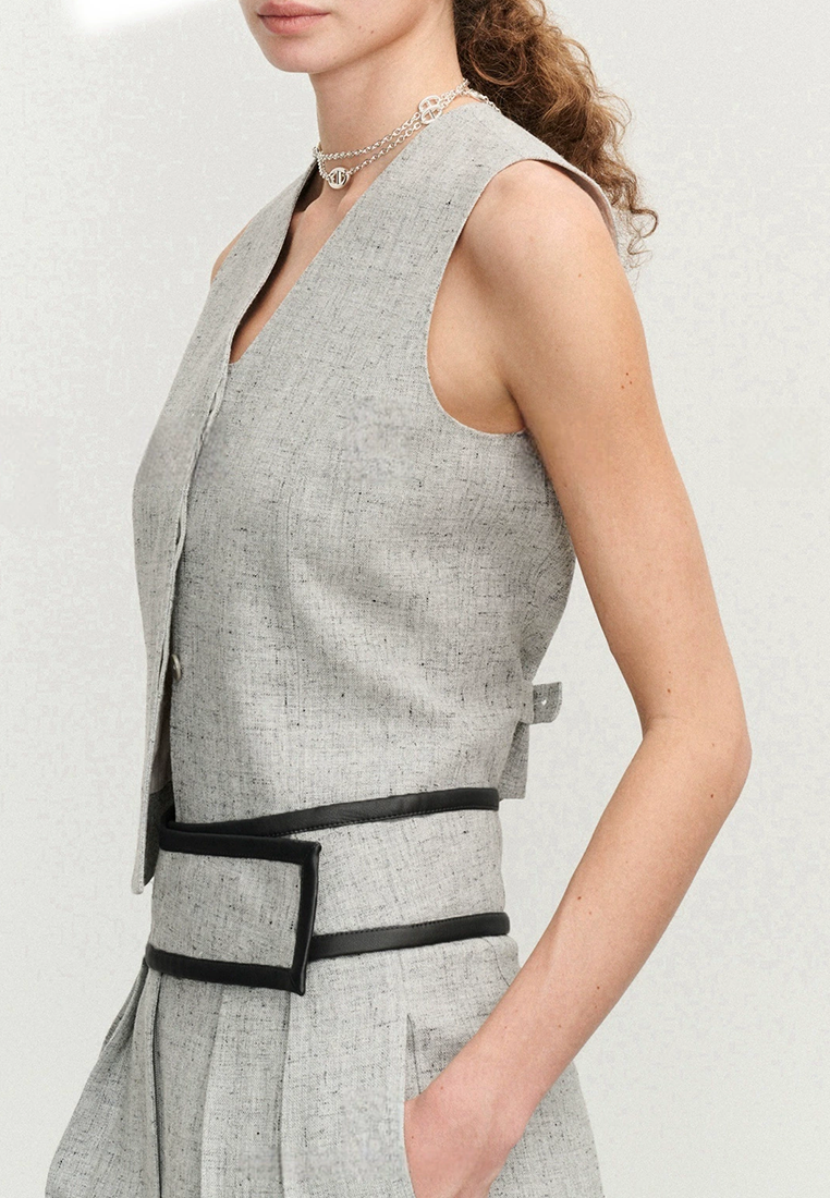 2025 spring and summer new vest trousers skirt three-piece set CA25032001