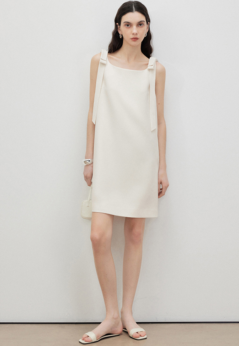 Summer New Ribbon Twill Dress CA25061718BK