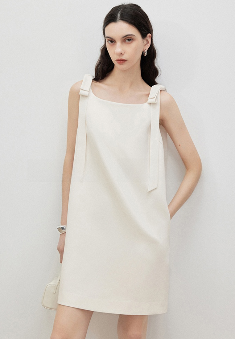 Summer New Ribbon Twill Dress CA25061718BK