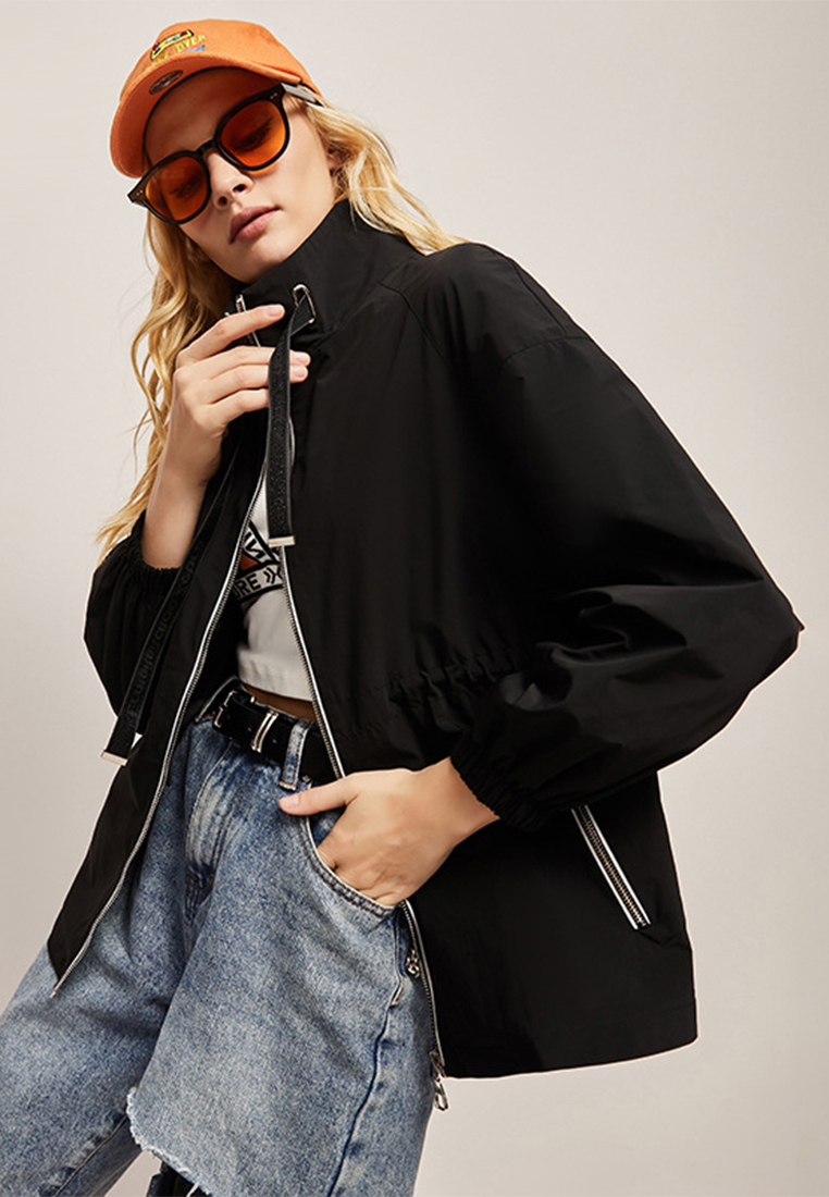 Simple and personalized new silhouette short work jacket CA101718BK