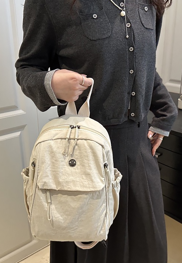 New Japanese-Style Minimalist Ultra-Light Nylon Casual Versatile Mini Backpack CA25110718W