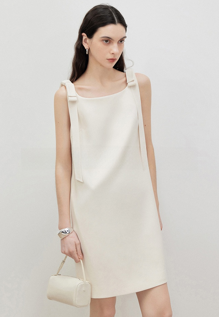 Summer New Ribbon Twill Dress CA25061718BK