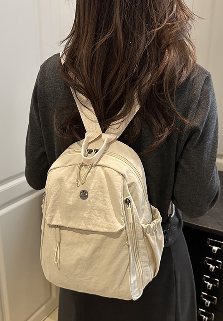 New Japanese-Style Minimalist Ultra-Light Nylon Casual Versatile Mini Backpack CA25110718W
