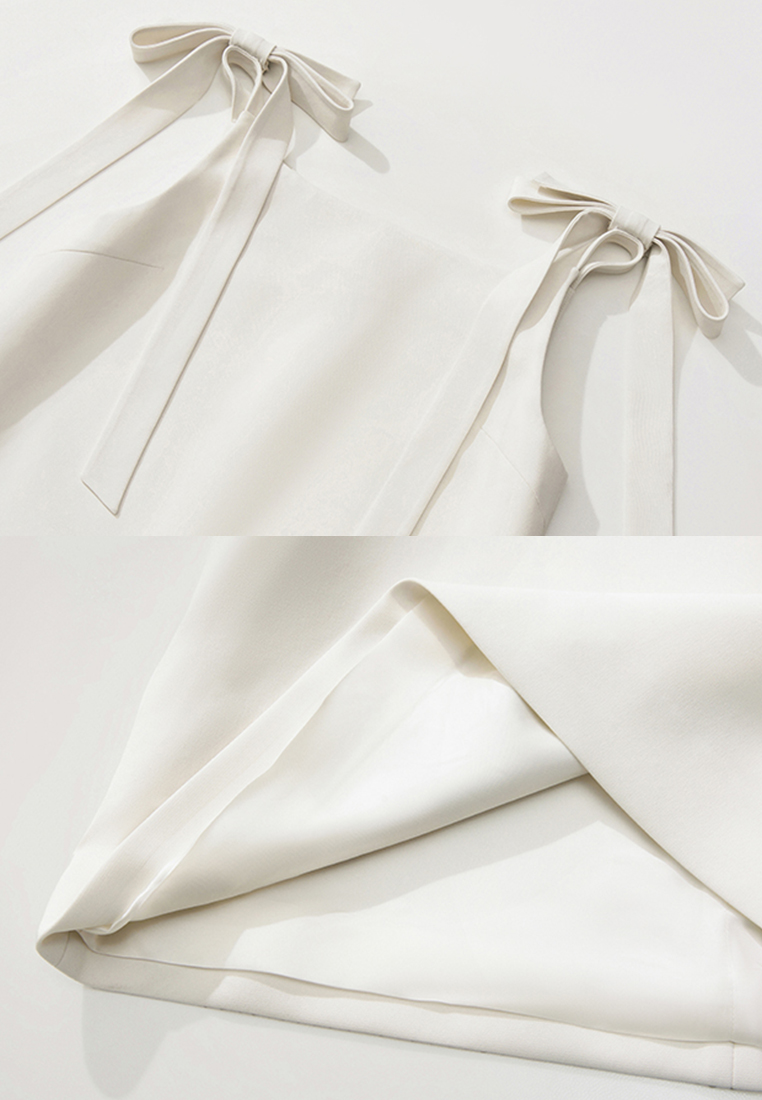 Summer New Ribbon Twill Dress CA25061718BK