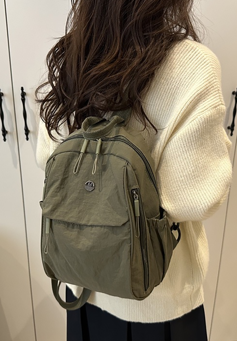 New Japanese-Style Minimalist Ultra-Light Nylon Casual Versatile Mini Backpack CA25110718W