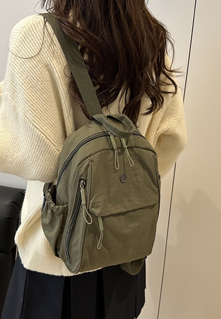New Japanese-Style Minimalist Ultra-Light Nylon Casual Versatile Mini Backpack CA25110718W
