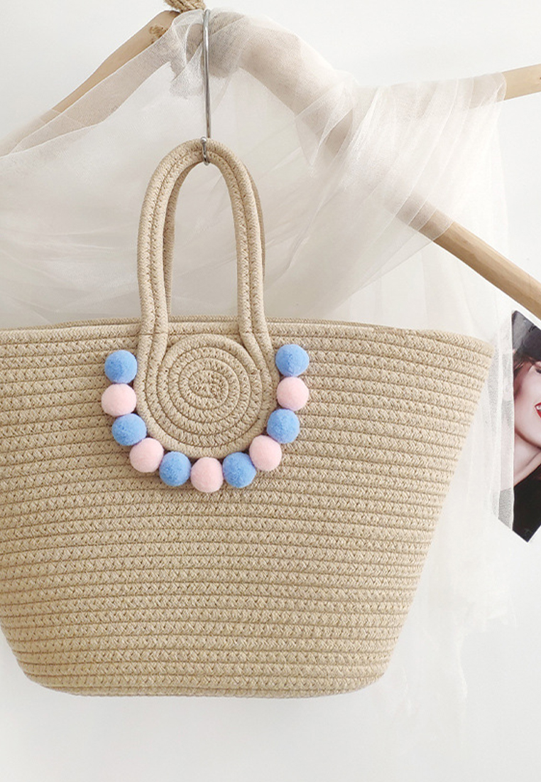 New handmade straw beach bag CA24061718MT-sunnydaysweety
