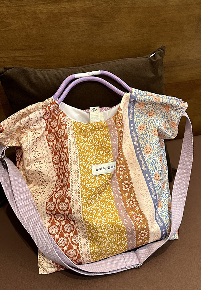 2024 New Large Capacity Fragmented Flower Shoulder Totes CA24032319GR