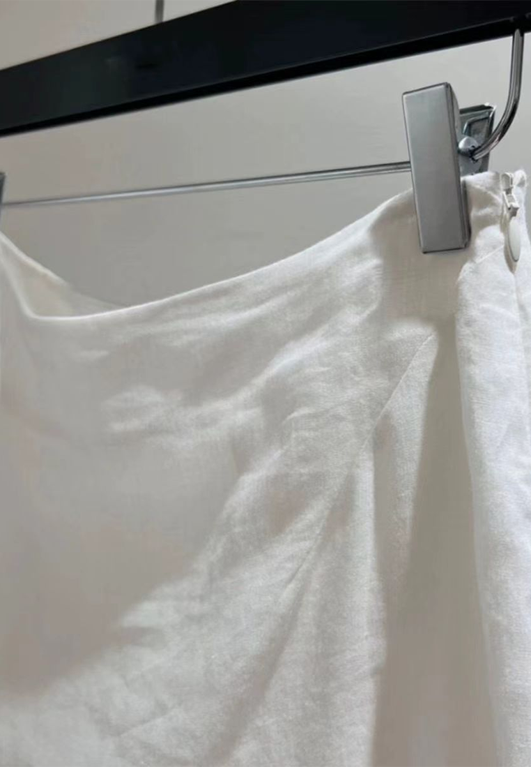 New Summer Linen Skirt CA25061720W