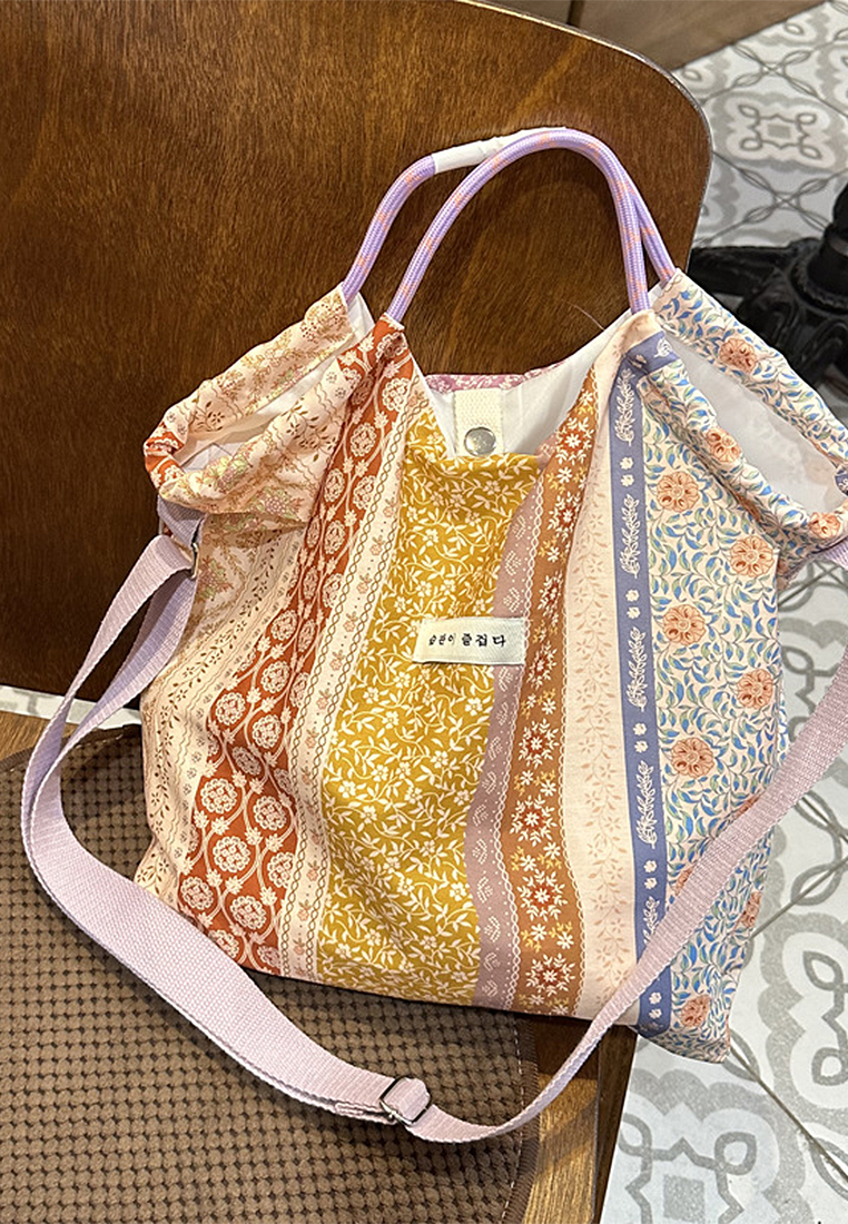 2024 New Large Capacity Fragmented Flower Shoulder Totes CA24032319GR