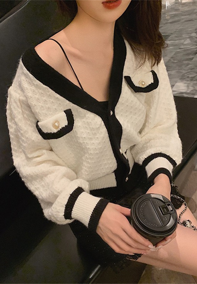 Long lapel casual windbreaker jacket CA24111226BK