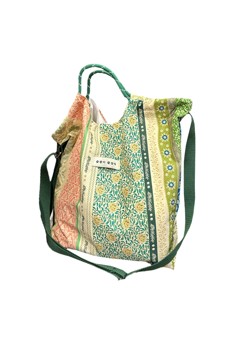 2024 New Large Capacity Fragmented Flower Shoulder Totes CA24032319GR