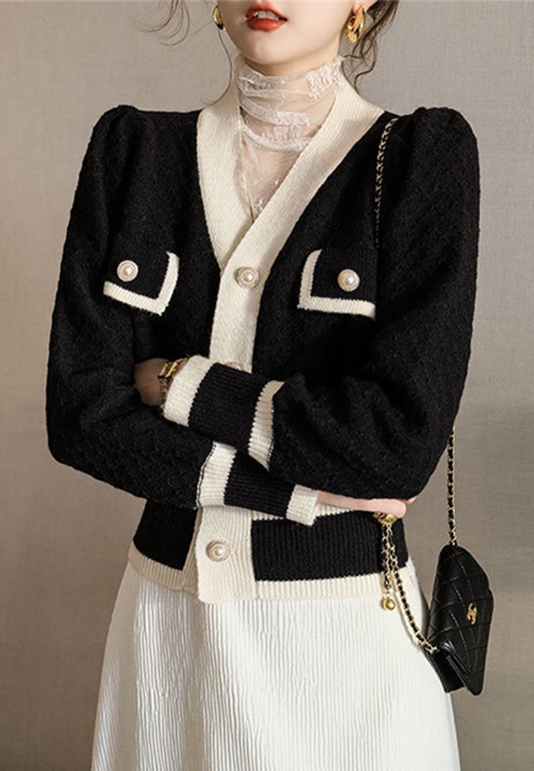 Long lapel casual windbreaker jacket CA24111226BK