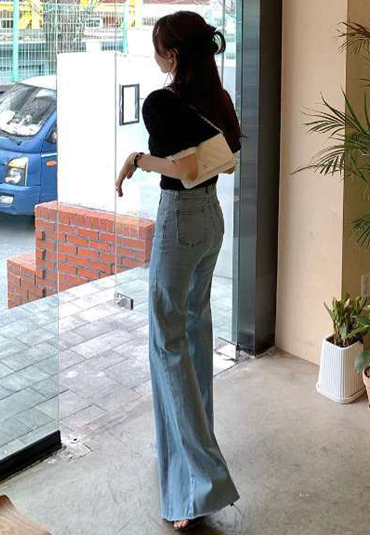 2024 Fashion Slim Flare Jeans CA24041019DGBL