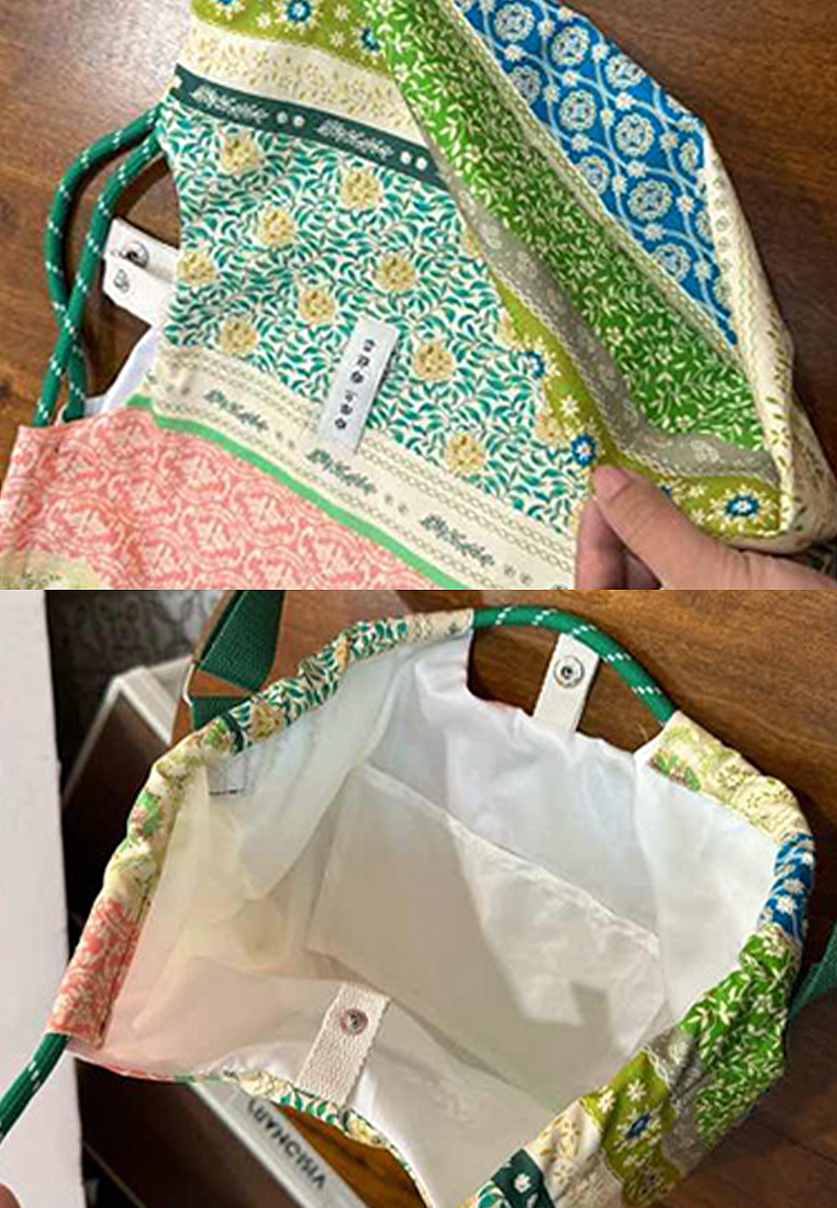 2024 New Large Capacity Fragmented Flower Shoulder Totes CA24032319GR