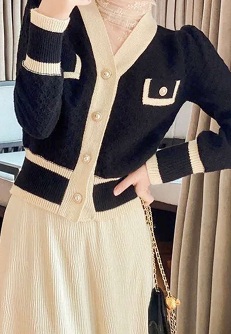 Long lapel casual windbreaker jacket CA24111226BK