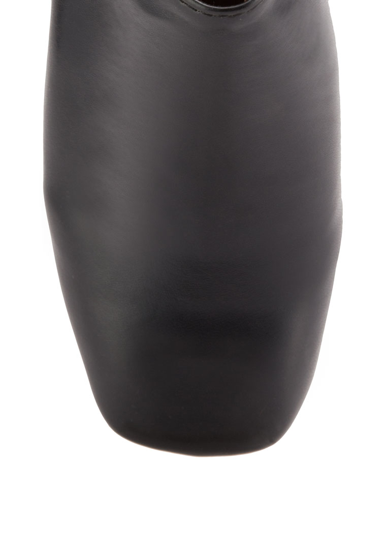 New Slingback Block Heel Boots RA101210BK- size 37