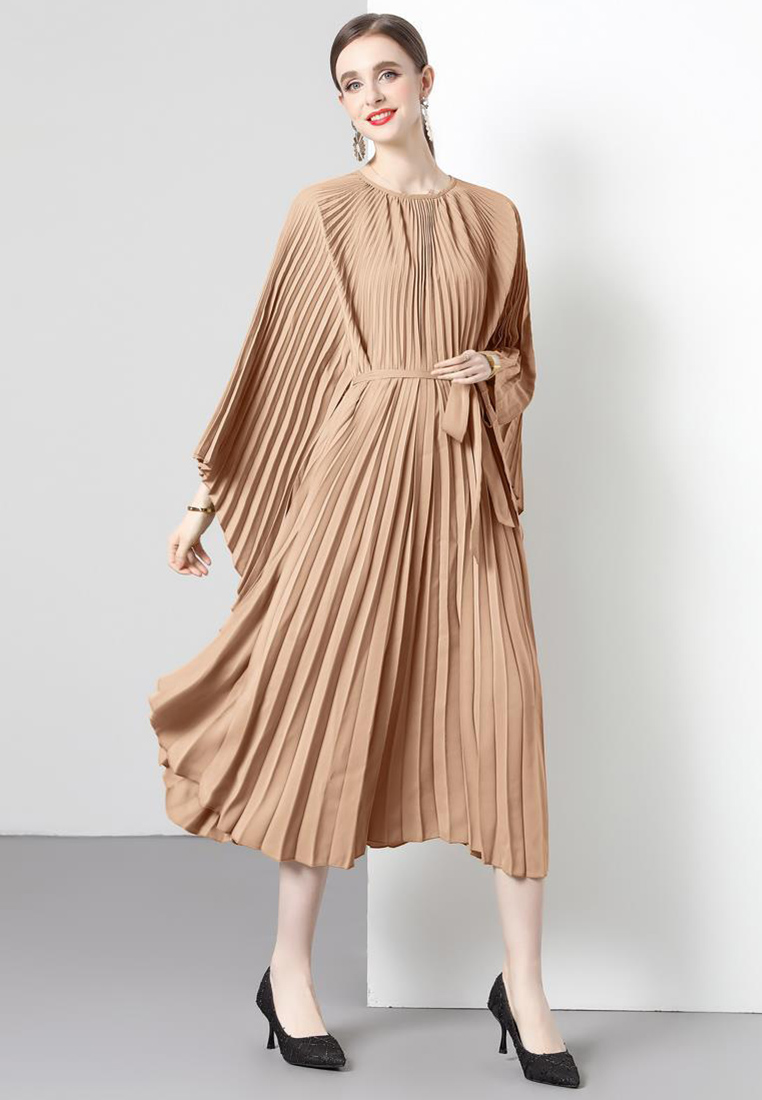 2023 Elegant and Graceful Pleated Dress for Women CA080734