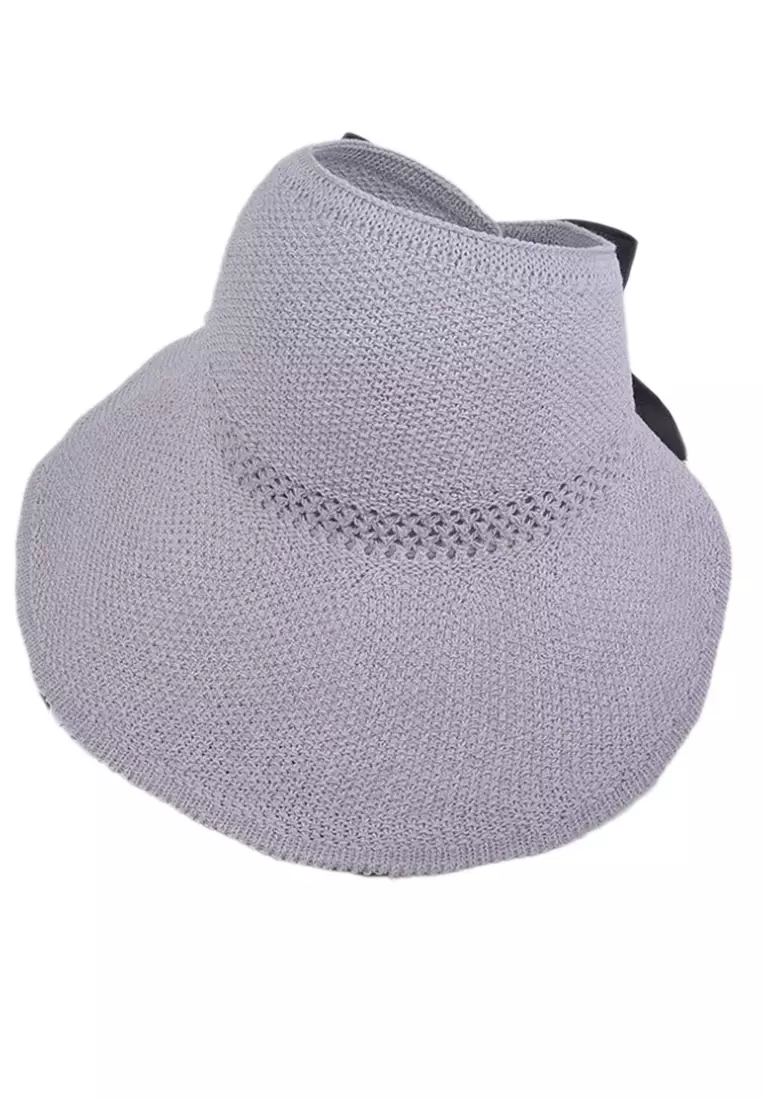 Bow Hollow Big Brim Folding Sunshade Fisherman Caps A22062408PI