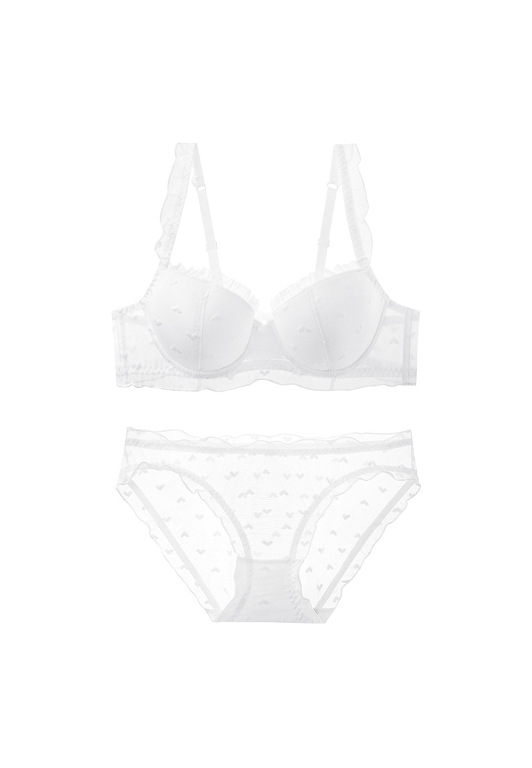 French thin lace large size underwear set CA24112002W