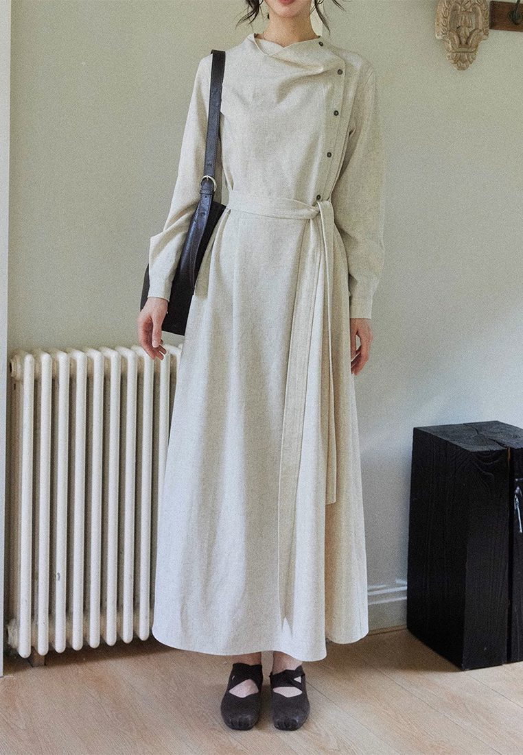 Autumn Long-Sleeve Artistic Dress CA25102402BE