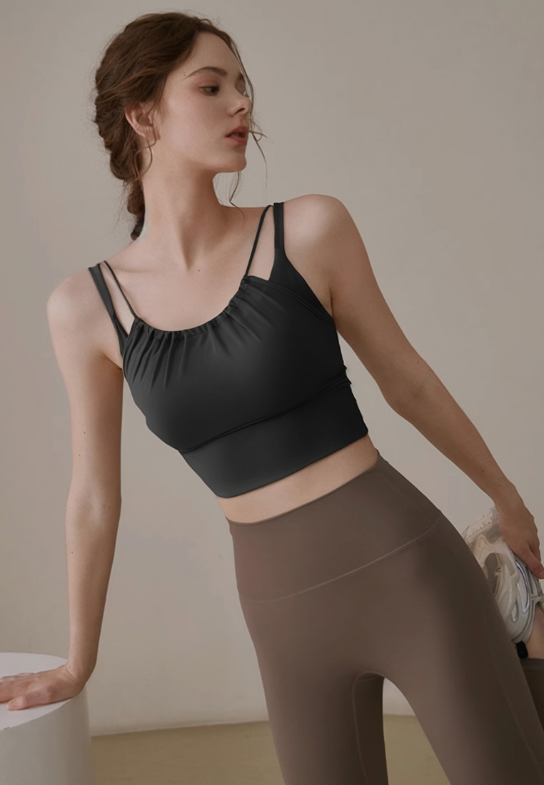 2024 New Summer Yoga Running Sports Bra CA24032202BK