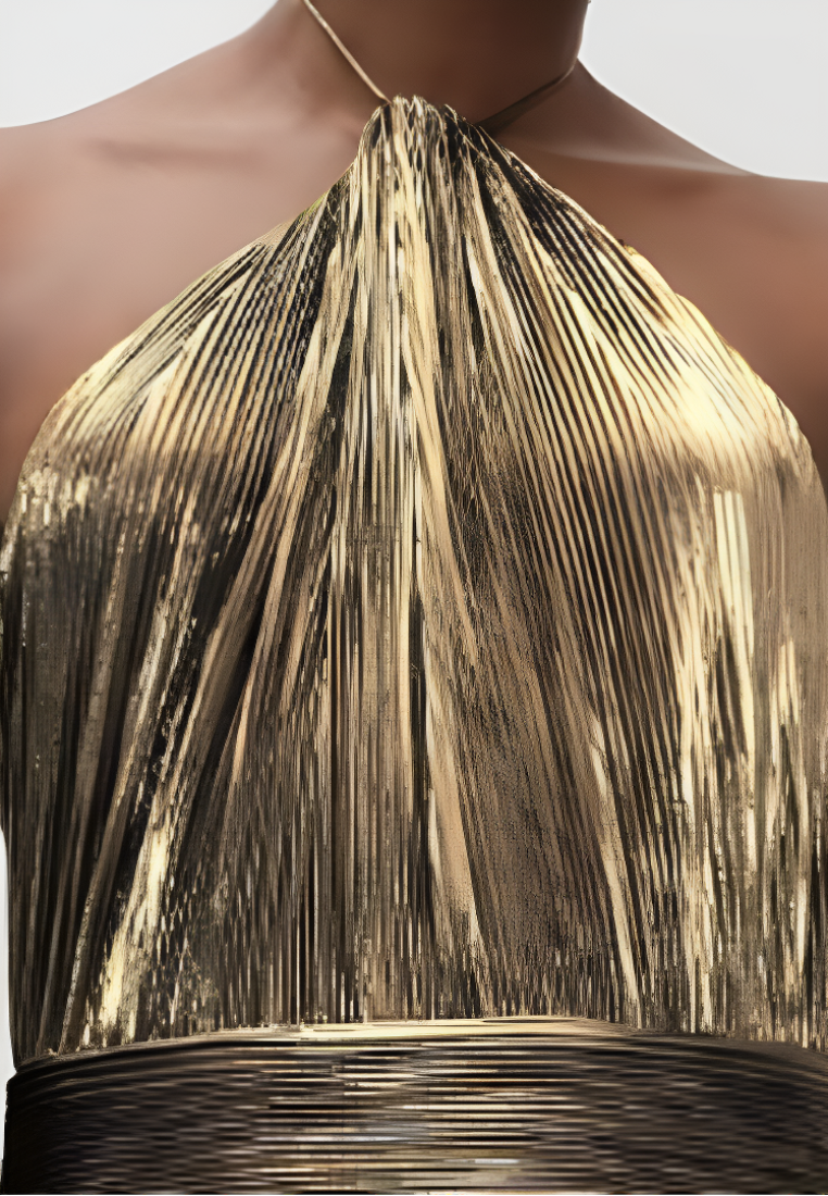 New Fashionable Tie-Waist Sleeveless Dress CA251103D02GD