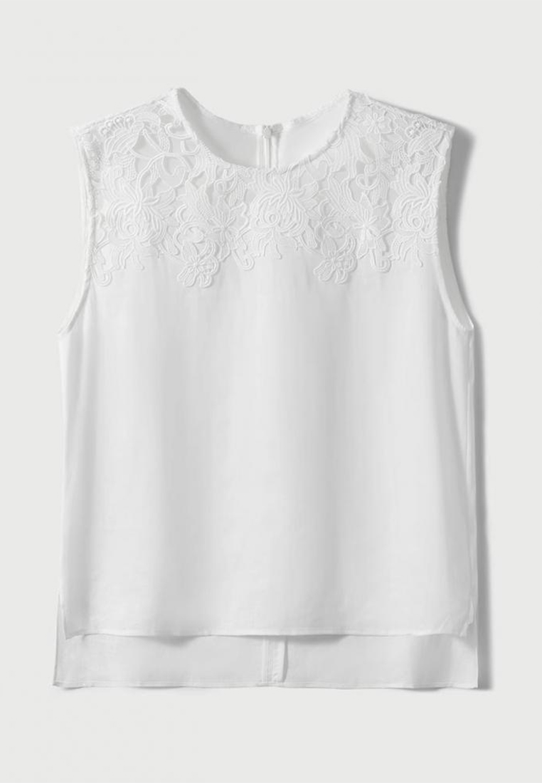 Summer new breathable loose white Tops + shorts/pants setCA25060302W