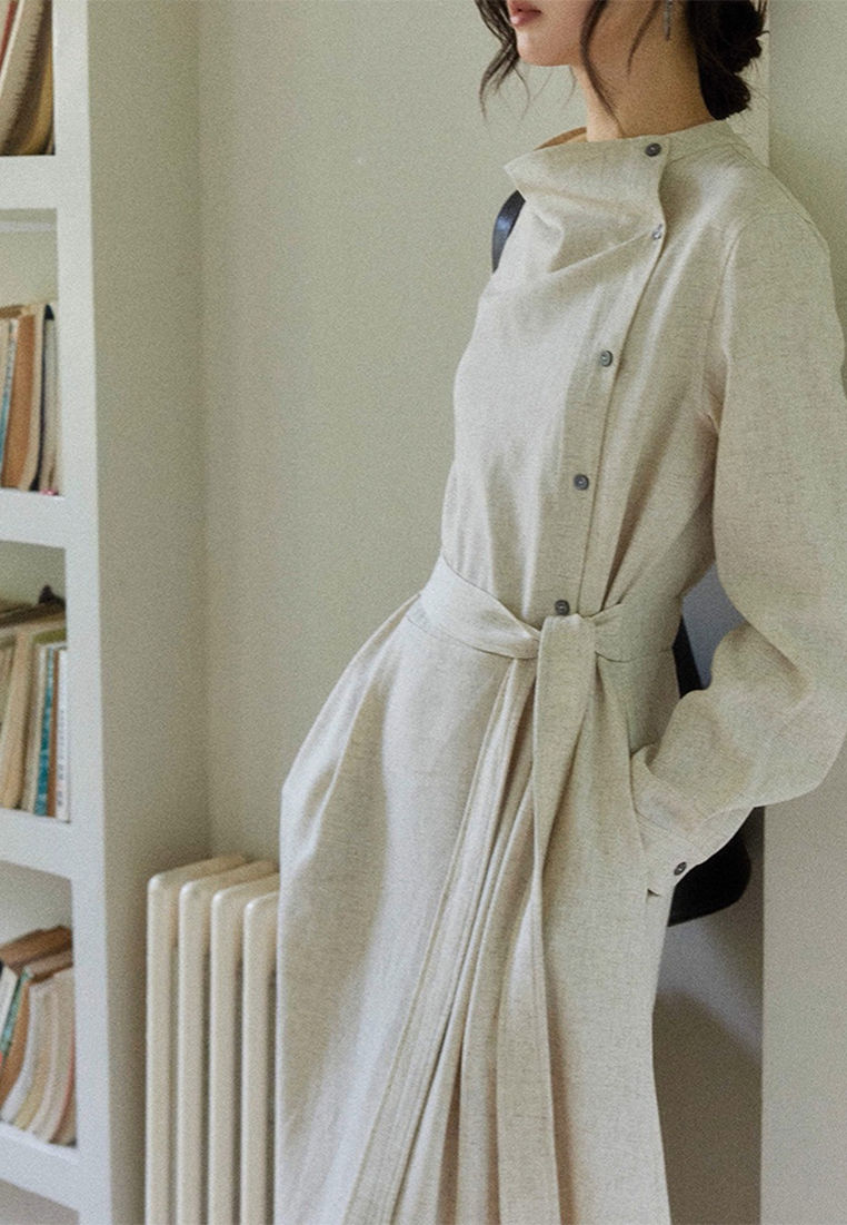 Autumn Long-Sleeve Artistic Dress CA25102402BE