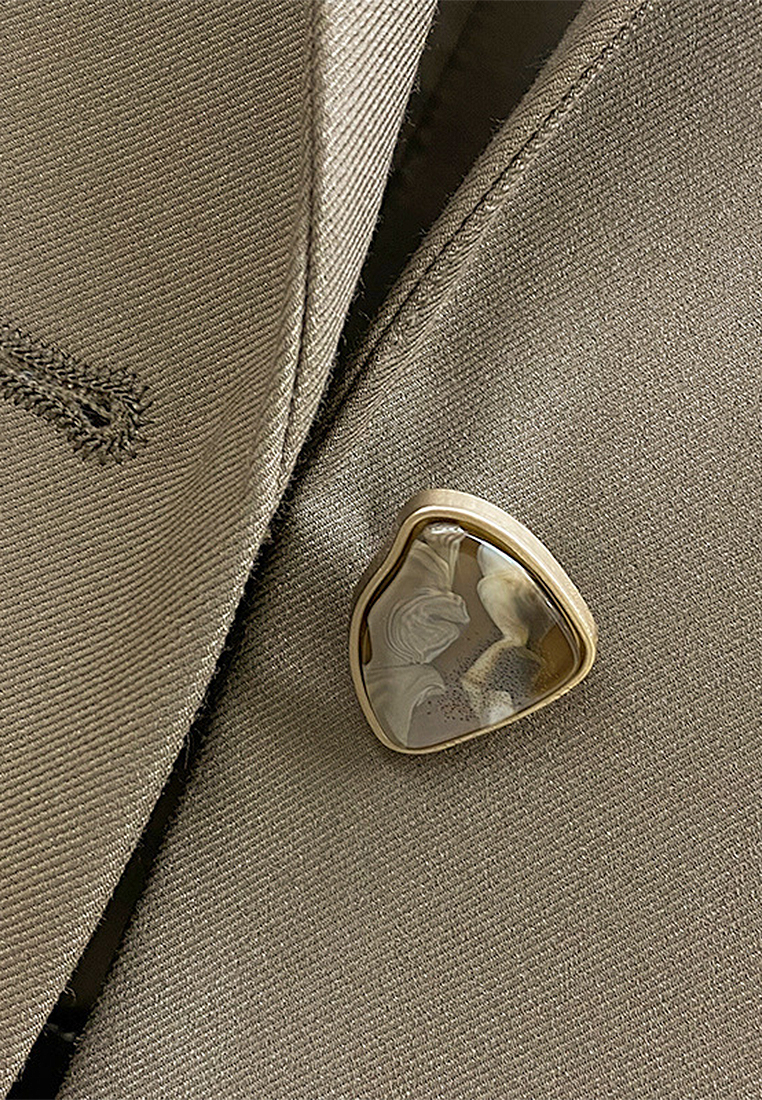 Hong Kong style retro luxury luxury suit jacket CA111602