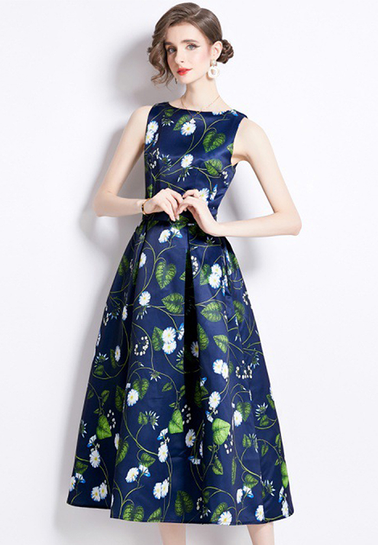 S/S Spring New Sleeveless Temperament Dress A021902