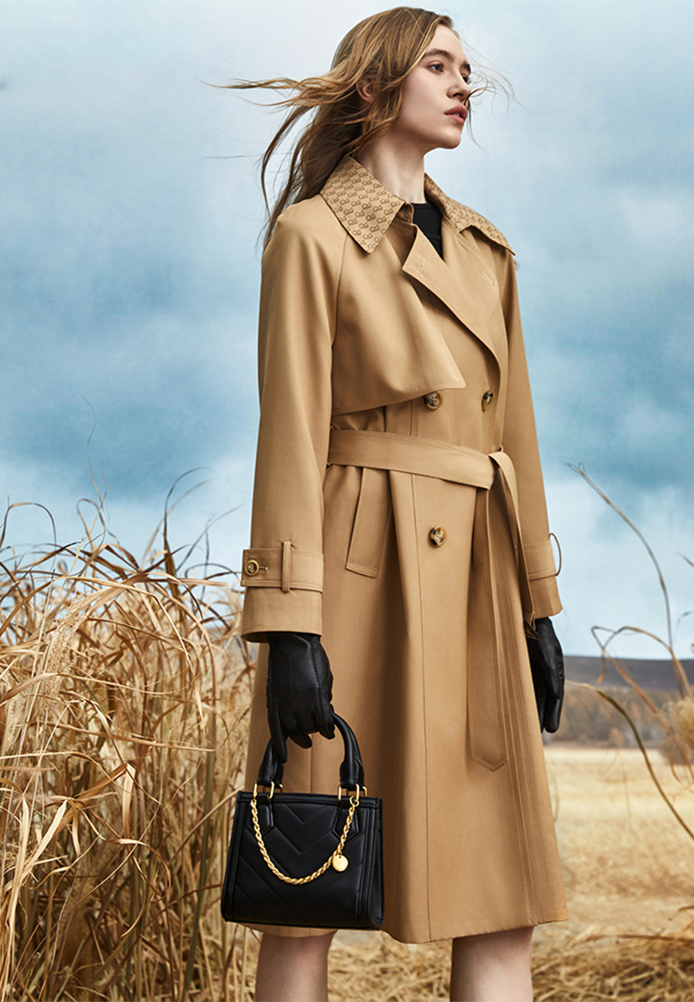 Advanced French casual long windbreaker jacket CA24112102YE